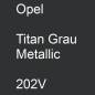 Preview: Opel, Titan Grau Metallic, 202V.